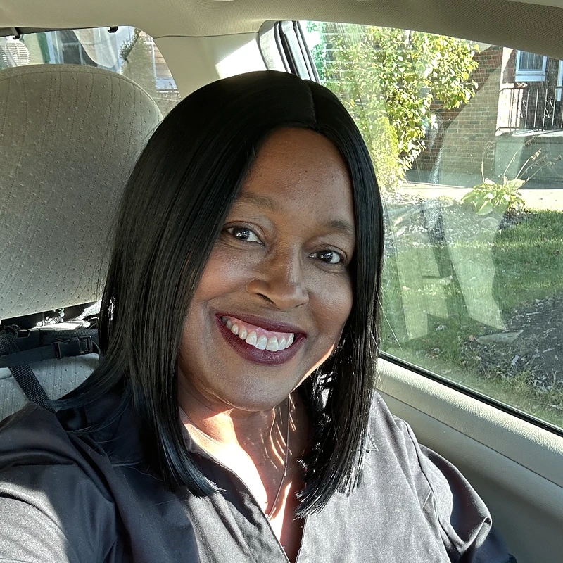 Monique Davis smiling